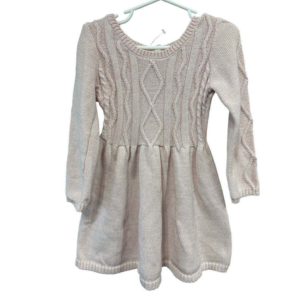 NWOT Blush Pink Sweater Dress - Nannette - 3T